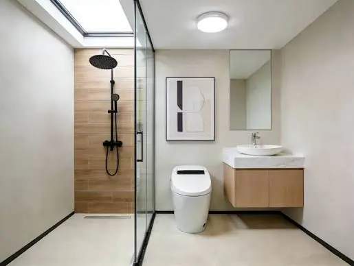 1. Start With a Space-Saving Bathroom Layout