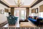 small apartment interior design ideas that make every inch count