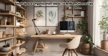 small space organization ideas: 15 brilliant home tips